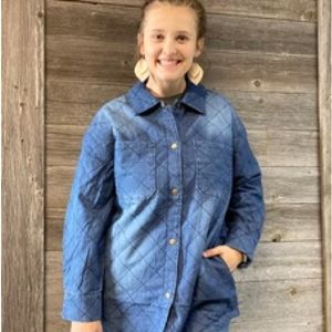 Tribal Jeans Shacket! New and not used. Perfect for Fall.